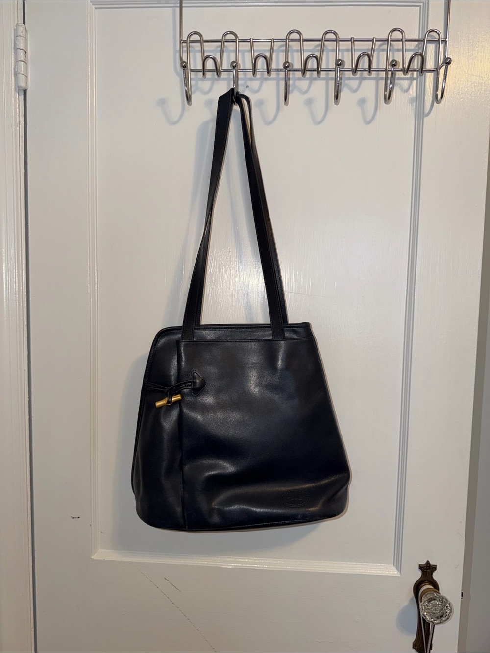 Vintage Longchamp leather shoulder bag